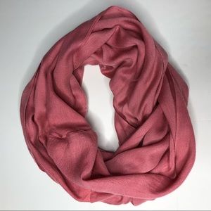 Dusty rose infinity scarf
